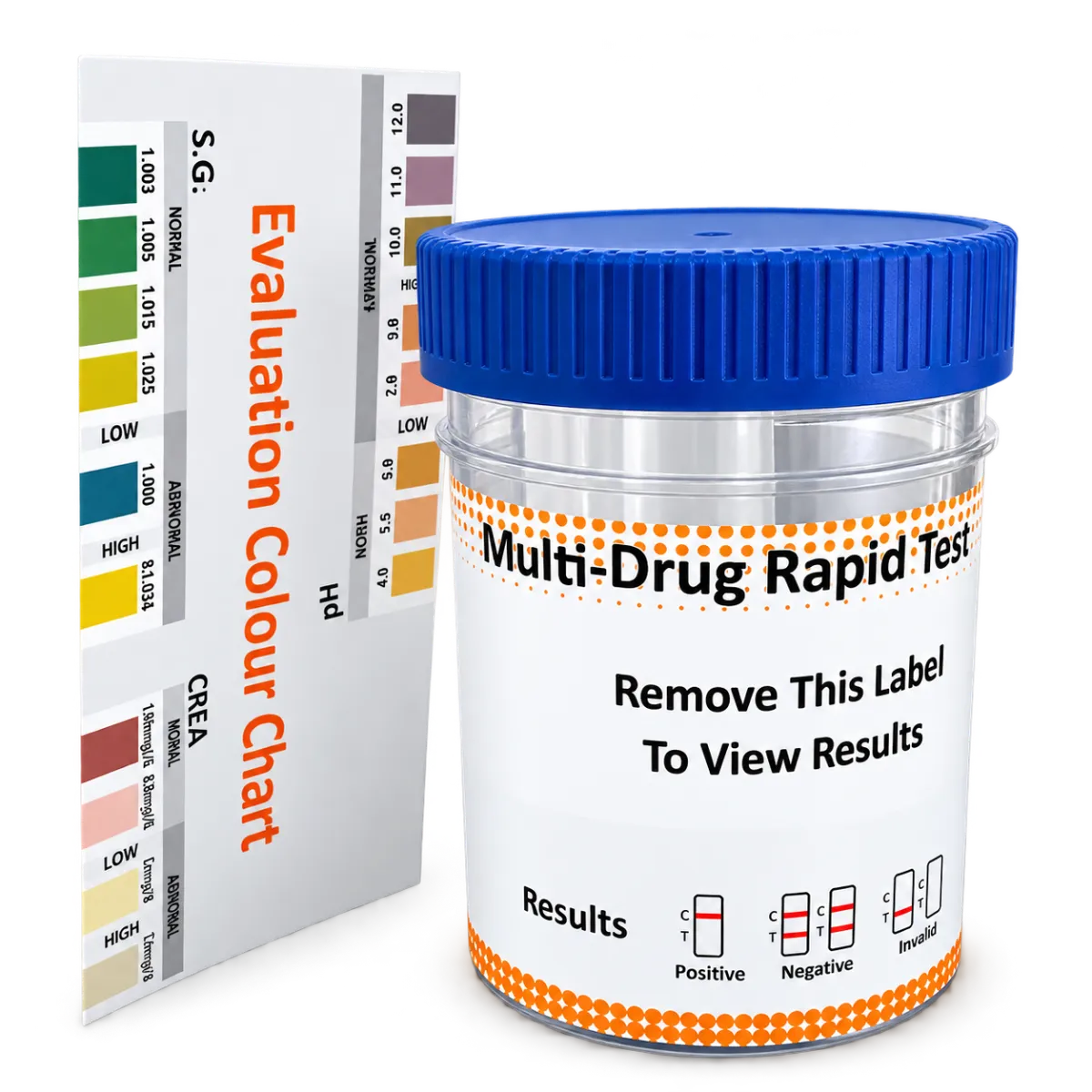 7 Panel Drug Test with Integrated Cup