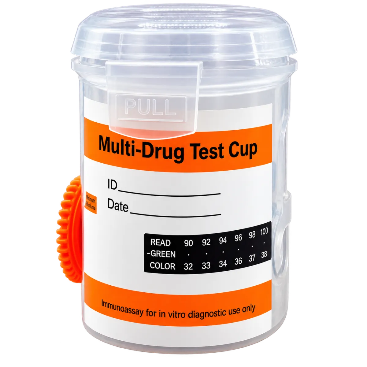 10 Panel Drug Test with Integrated Cup