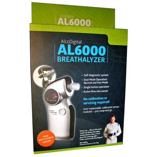 Alcoscan AL6000 Breathalyser - Zoom Testing - Breathalyzer