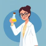 Laboratory professional holding a testing vial with yellow liquid, representing the scientific precision behind modern drug testing methods discussed in our article on UK drug testing trends. Our comprehensive testing solutions help employers, institutions, and individuals detect substances ranging from illicit drugs to prescription medications.